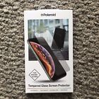 Lot Of 2-Polaroid iPhone XS Max Tempered Glass Screen Protector, Shatterproof