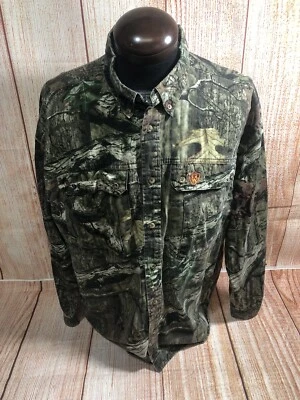 Men’s GAME WINNER REALTREE CAMO LS BF  2 XL Cotton Shirt - Image 1 of 4