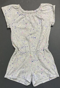 Girl's Gap Gray Speckled Romper Size S 6-7 EUC - Picture 1 of 3