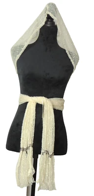 Pretty Angel кремовый шарф с капюшоном шарф - Изображение 1 из 4