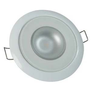 Lumitec Mirage Flush Mount Down Light - Glass Finish/White Bezel - White Non-Dim - Bild 1 von 1