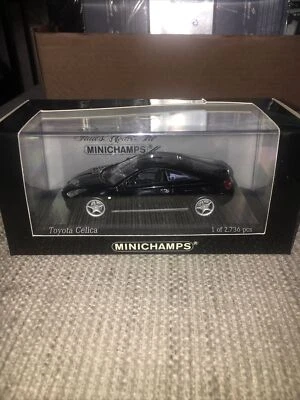 430168921 Toyota Celica VII Black Minichamps 1/43 New Boxed Mint - Image 1 of 4