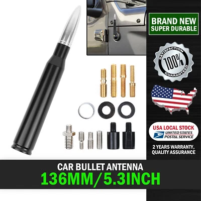 5.3" Car Bullet Antenna W/ Screws For Chevrolet Silverado 1500 HD Classic 2007 - Image 1 of 4