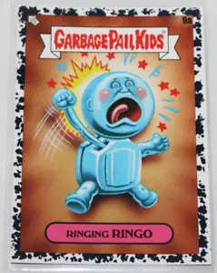 "GARBAGE PAIL KINDER 2020 spät zur Schule "SCHWARZ" #9a "Klingelnder Ringo" - Bild 1 von 3