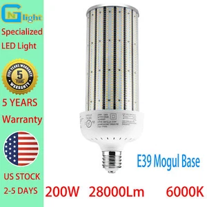 (800W Equal) LED Corn Bulb Light 200W AC480V Warehouse Workshop Large Area Bulb - Picture 1 of 11