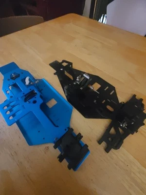 Rustler, Evader, Nitro Metal Chasis. With Complete Transmissions And Manual - Image 1 of 4