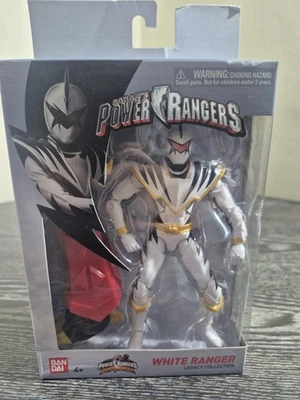 Figura Colección Power Rangers Dino Thunder White Ranger Legacy Nueva Precintada Foto 1 de 4