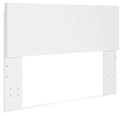 Cabecero Onita Con Panel Altura Ajustable Contemporáneo para Dormitorio, Queen, Blanco Foto 1 de 4