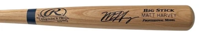MATT HARVEY NEW YORK METS SIGNED RAWLINGS BIG STICK BASEBALL BAT JSA COA K27315 - Image 1 of 4