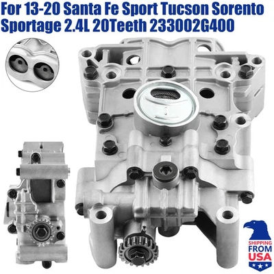 Engine Oil Pump -For 2013-2016 Hyundai Santa Tucson 2013-18 Kia Sorento 2.4L L4 Foto 1 de 4