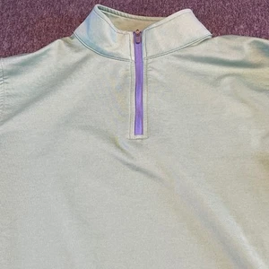 Peter Millar Quarter Zip Pullover Lightweight Athletic Top Boys Size L - Picture 1 of 11