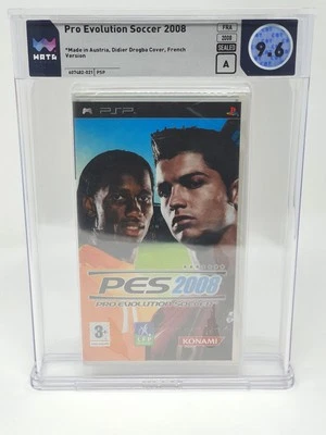 Pro Evolution Soccer 2008 PSP Drogba Cristiano Ronaldo Cover NEU WATA (No VGA) - Bild 1 von 4
