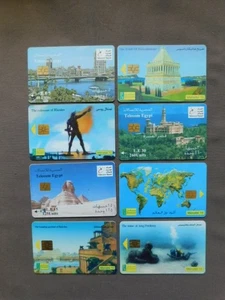 8 Chip kaarten gebruikt Egypte - Picture 1 of 2