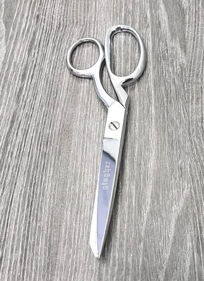 Gingher 8" Micro Serrated Chrome Scissors Italy Dressmakers Shears  - Image 1 of 4