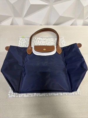 LONGCHAMP Le Pliage  Large Tote Nylon Travel Shoulder Bag Navy - Image 1 of 4