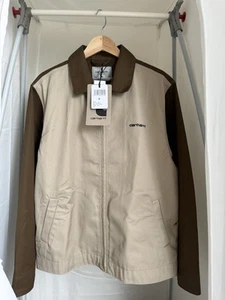 Carhartt WIP Work In Progress Module Modular Script Jacket Small Beige Tan Brown - Picture 1 of 6