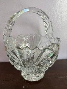 "Cesta Meridian 24 % plomo cristalina 8 1/2"" de alto" - Imagen 1 de 9