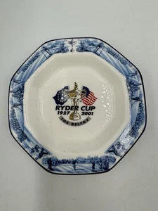 Ryder Cup 1921 - 2001 The Belfry Souvenir Wedgwood Pin Dish Bone China England - Picture 1 of 4