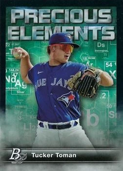 2023 Bowman Platinum #PE-29 Tucker Toman Precious Elements NM - Image 1 of 2