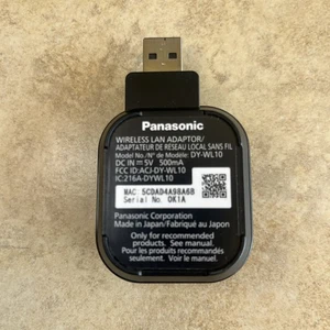 Adaptador USB LAN inalámbrico Panasonic DY-WL10 Wi‐Fi hecho en Japón (sin probar) - Imagen 1 de 4