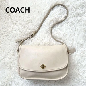 COACH stara torba na ramię turnlock beżowa 9790 - Zdjęcie 1 z 11