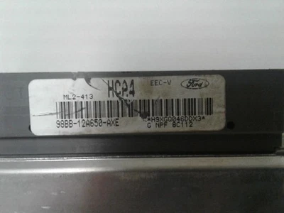 Motor ECM ECU PCM Module Computer 98 1998 Ford Contour 2.0L 98BB-12A650-AXE Foto 1 de 3