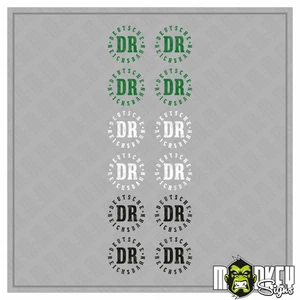 12 teiliges Aufkleber Set Gartenbahn LGB 1:22,5 Reichsbahn DDR Spur G - 29mm - Bild 1 von 3