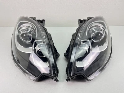 ¡BONITO! 2015-2018 PORSCHE MACAN PDLS JUEGO DE FAROS XENÓN OCULTOS IZQUIERDO DERECHO PAR OEM Foto 1 de 4