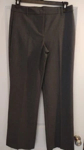 Talbots Women's Gray Pants Slacks Curvy 8 L NWT 99.00 Stretch Flat Front - Picture 1 of 6
