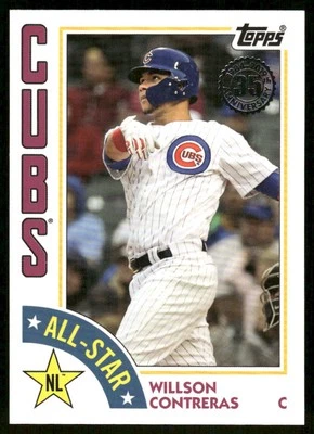 2019 Topps #84AS-WC Willson Contreras 1984 Topps 35th Anniversary All-Stars - Image 1 of 2