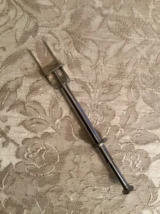 Vintage 6" Effepi Edelstahl einziehbare Pickle Gabel - Italien - Bild 1 von 3