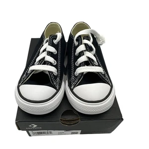 Zapatilla deportiva Converse Chuck Taylor All Star Lo bebé/niño pequeño talla 6 negra nueva en caja - Imagen 1 de 6