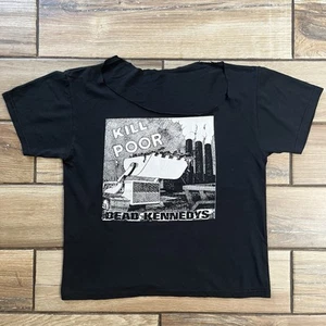 Dead Kennedys Medium Kill the Poor Vintage Anvil Black Flag Misfits Punk Cut - Picture 1 of 10