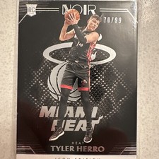 Tyler Herro 2019-20 Panini Noir Icon Edition Rookie Card /99 MINT QUALITY