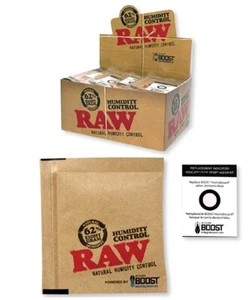 One RAW Rolling Papers NATURAL 62% HUMIDITY CONTROL PACKET - 8 GRAM PACK - Picture 1 of 2