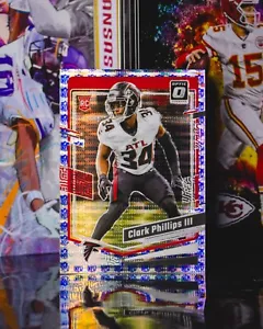 2023 Panini Donruss Optic Clark Phillips III #8 Shield Prizm /32 Rookie - Picture 1 of 2