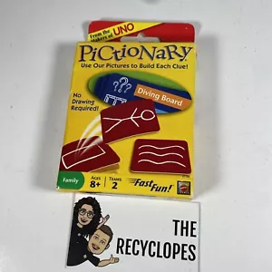 Juego de cartas Mattel Pictionary nuevo sin necesidad de dibujo ideal para viajes de viaje - Imagen 1 de 7