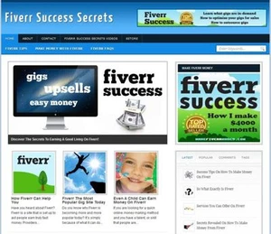 Sitio web de afiliados de nicho Fiverr Success ingresos en demanda + alojamiento + instalación - Imagen 1 de 1