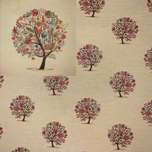 Tapestry Fabric Scion Tree or Panel Upholstery Furnishings Curtains 140cm Wide - Picture 1 of 15