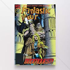 Fantastic Four #396 Poster Canvas F4 Marvel Comic Book Art Print