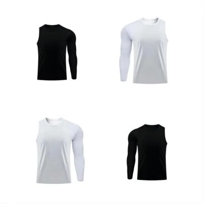 Sports Single Sleeve One Arm Compression Shirt Tight Workout Underwear Active - Image 1 of 4