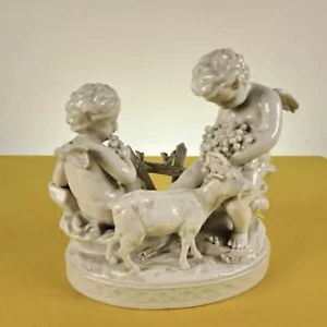 scultura putti in porcellana capodimonte - Imagen 1 de 9