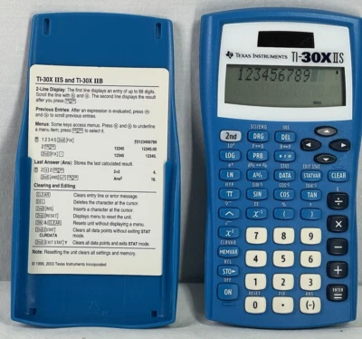 Texas Instruments TI-30XIIS Professional Scientific Calculator (Tested) - Image 1 of 4