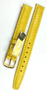 12mm ECHT Teju EIDECHSE BAND Made Graf GERMANY UHRBAND Lizard skin strap - Picture 1 of 2