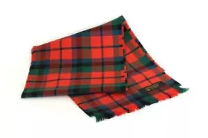 Schottisches Tartan 100 % Wolle einfache volle Fransen Schärpe - MacNaughton Ancient - Bild 1 von 1