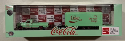 2022 M2 MACHINES Coca Cola 1969 Ford F250 Ranger & 1949 Mercury Custom CHASE - Image 1 of 3