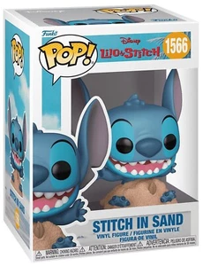 BRAND NEW Funko POP! Disney Lilo & Stitch - Stitch In Sand #1566 Vinyl Figurine - Foto 1 di 2