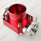 90mm Universal Cnc T6 Aluminum Alloy Intake Throttle Body Red