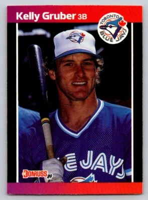 1989 Donruss #113 Kelly Gruber Toronto Blue Jays - Image 1 of 2