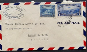 HAITI, AIRMAIL Cover, 1935, Haiti - London England, Postmarked - Picture 1 of 2